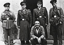 Spanish tax collection officers and night watchmen from Navarre in 1948